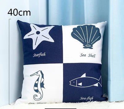 Coussin Méditerranéen - Façon Bord de Mer