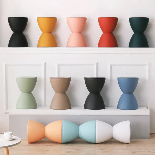 Pouf d'Entrée Minimaliste Moderne – Compact et Polyvalent