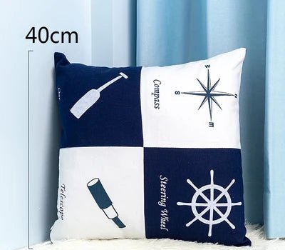 Coussin Méditerranéen - Façon Bord de Mer