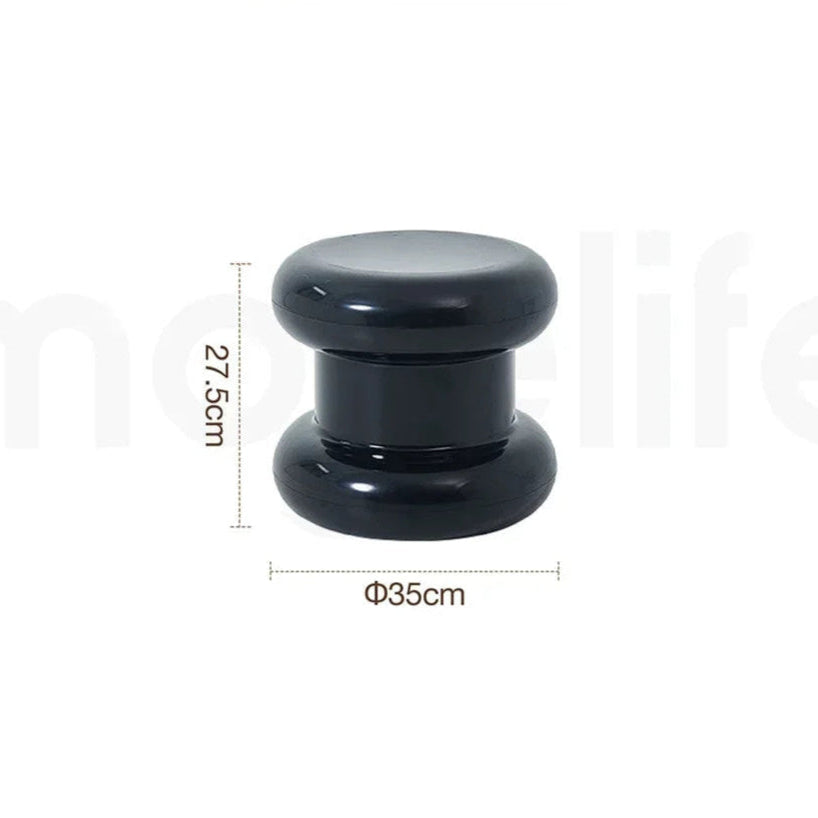 Ottoman Minimaliste – Tabouret Déco et Table Basse Compacte