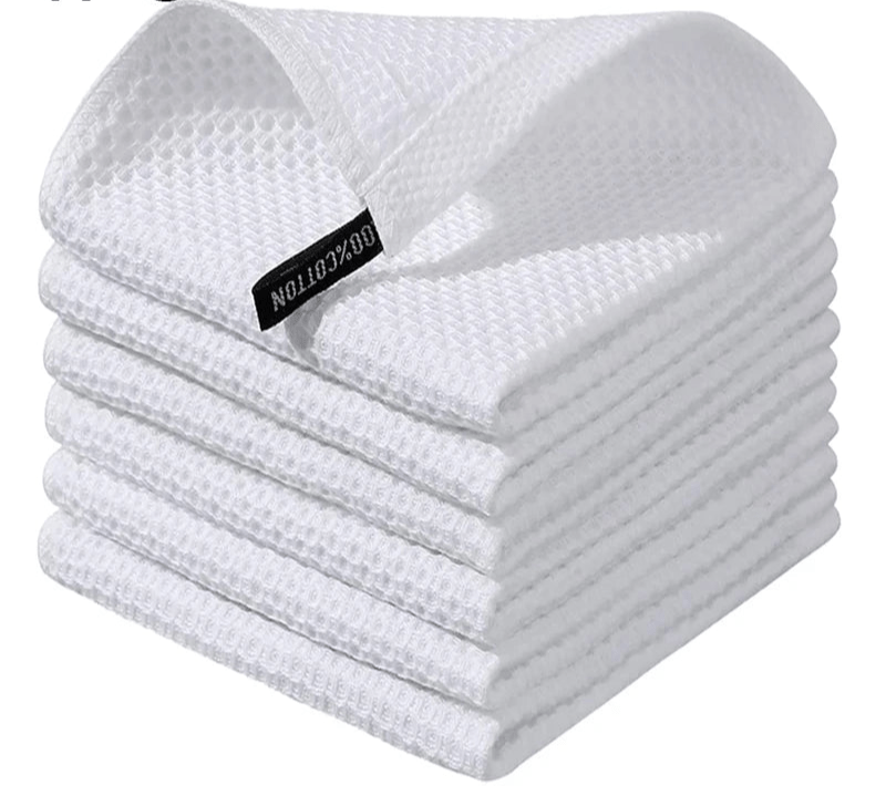 Torchons à Vaisselle 100% Coton Nid d'Abeille - Maison Fantine