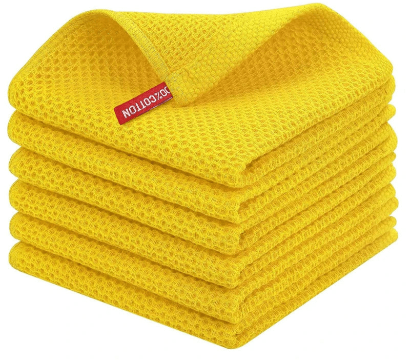 Torchons à Vaisselle 100% Coton Nid d'Abeille - Maison Fantine