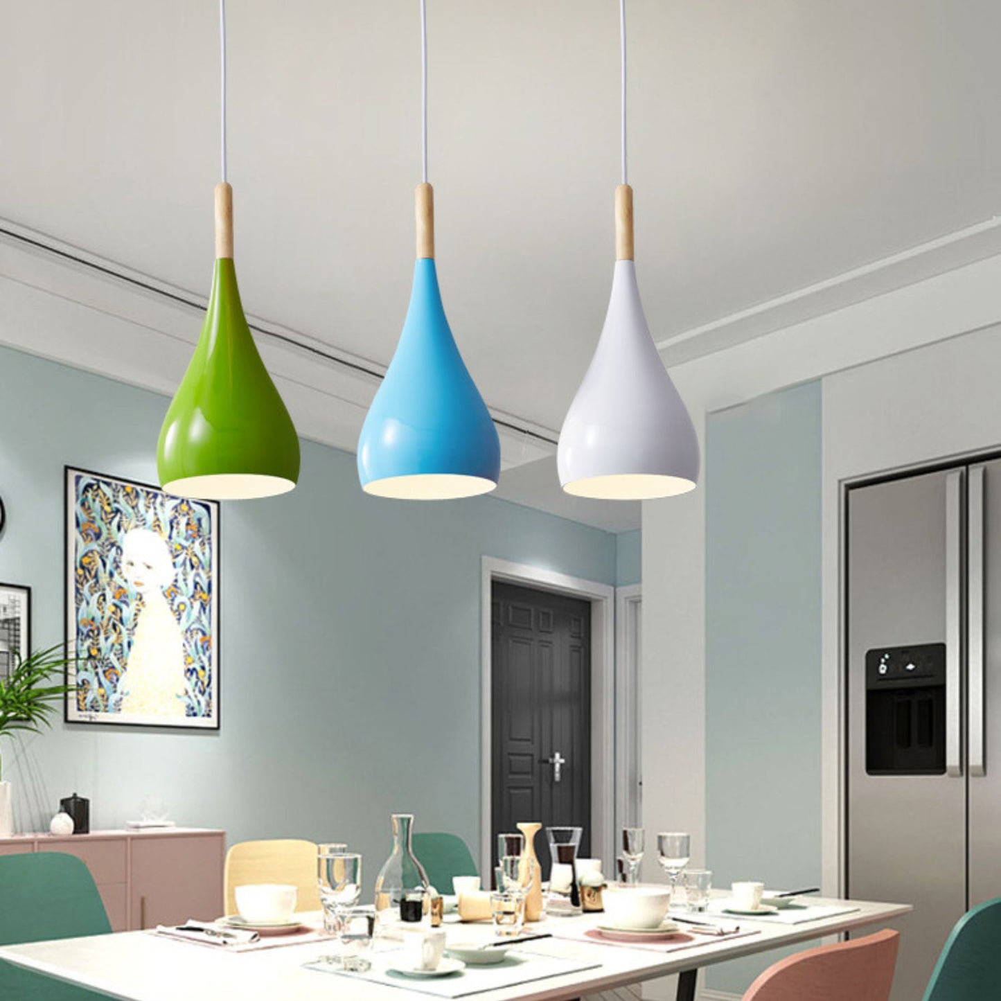 Suspension Moderne – Couleurs Vibrantes pour un Style Unique