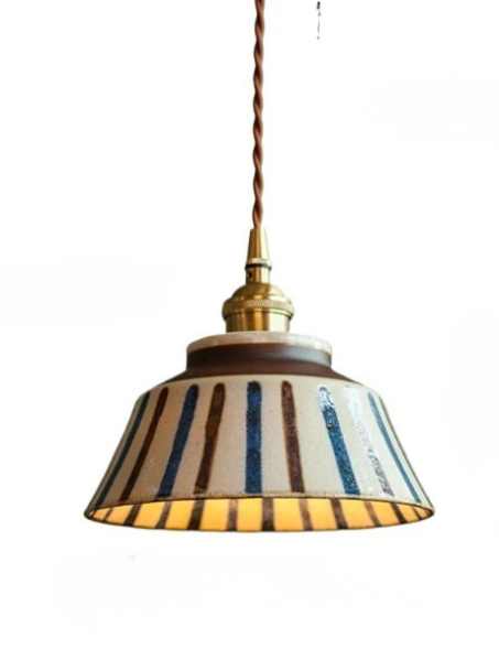 La Suspension Céramique Signature – Douceur Artisanale & Raffinement Cuivré