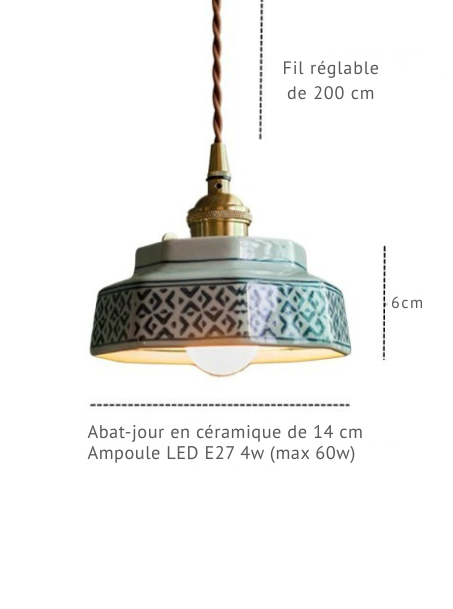 La Suspension Céramique Signature – Douceur Artisanale & Raffinement Cuivré