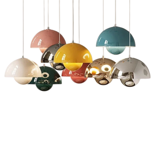 Suspension Macaron Nordic – Élégance Colorée au Style Danois