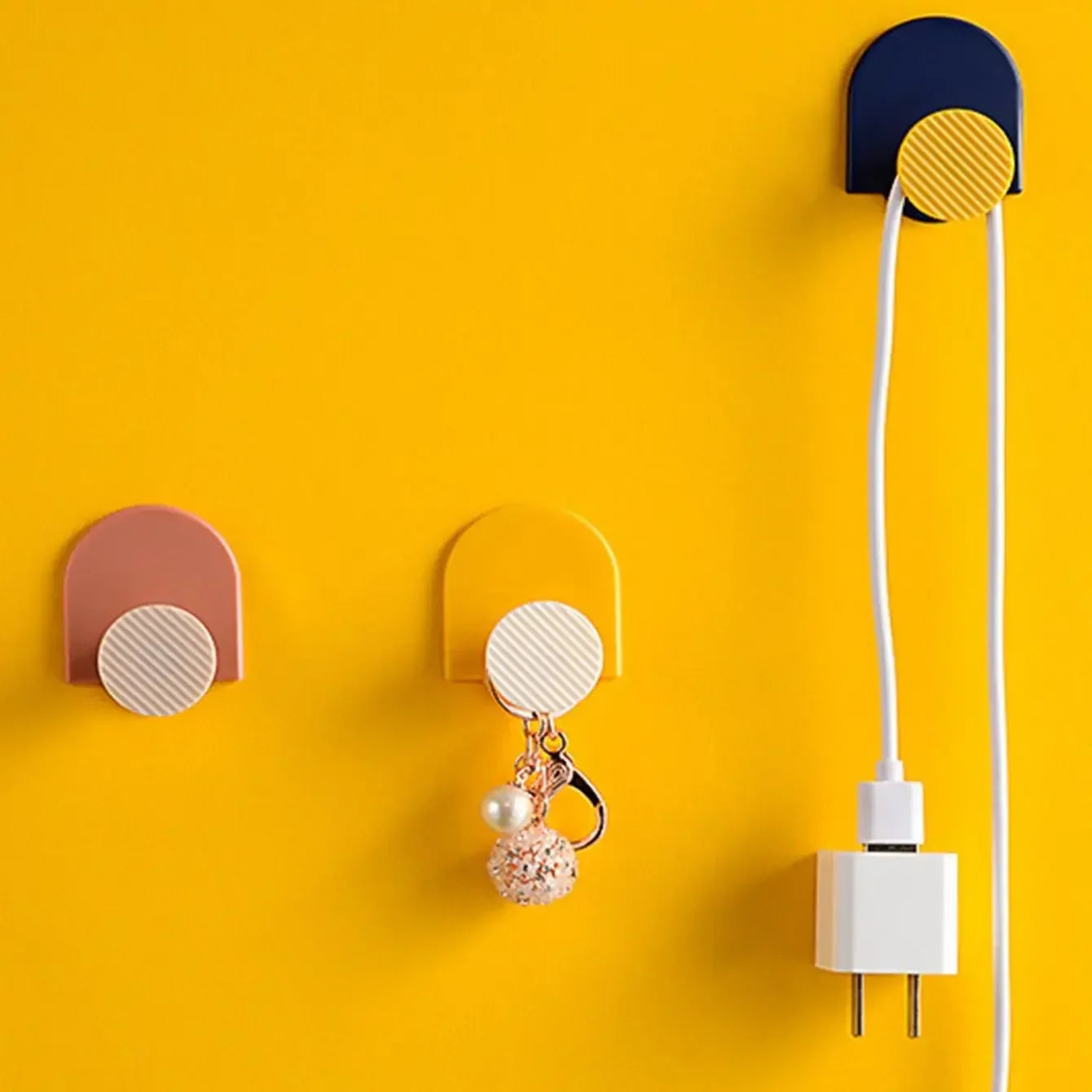 Crochets muraux adhésifs résistants – lot de 4