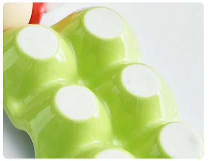 Support à Œufs en Céramique – Élégance du Quotidien