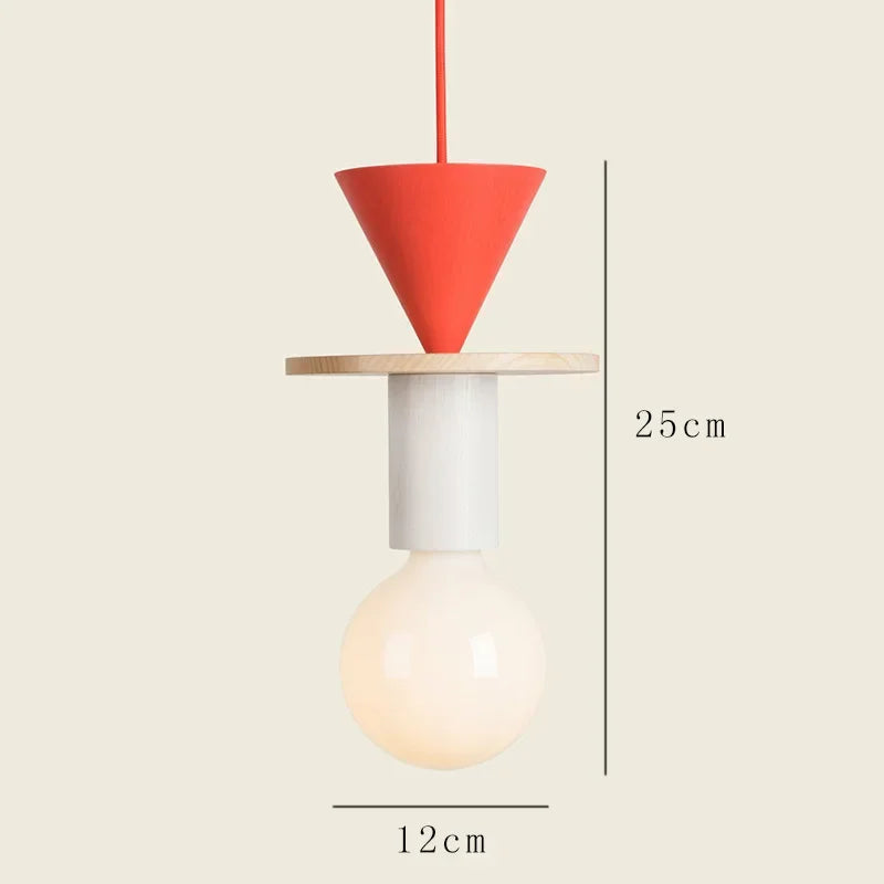 Suspension LED Scandinave en Bois – Design Nordique