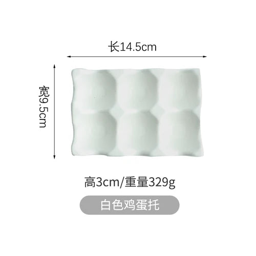 Support à Œufs en Céramique – Élégance du Quotidien