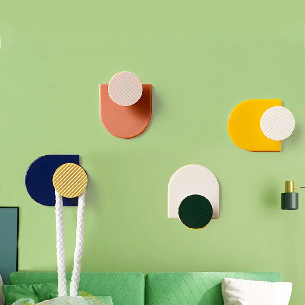 Crochets muraux adhésifs résistants – lot de 4