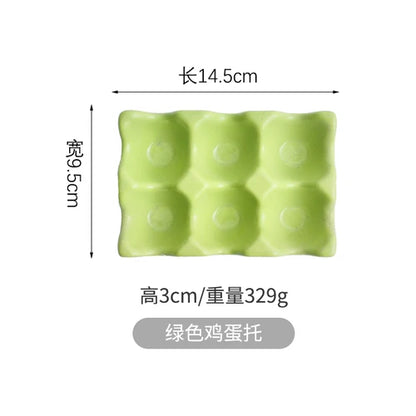 Support à Œufs en Céramique – Élégance du Quotidien