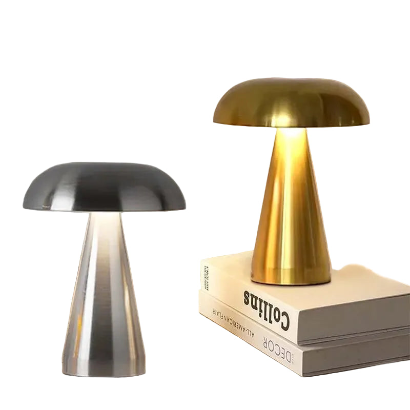 Lampe Champignon Rétro – Lampe LED Rechargeable avec Contrôle Tactile