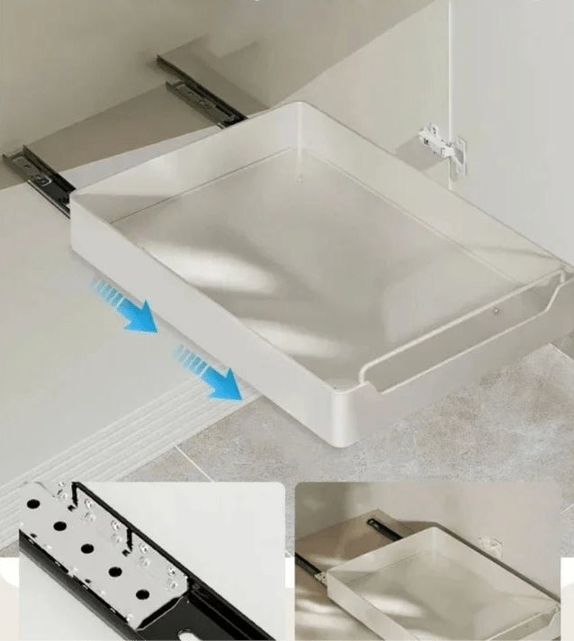 Tiroir de Rangement Coulissant pour Cuisine
