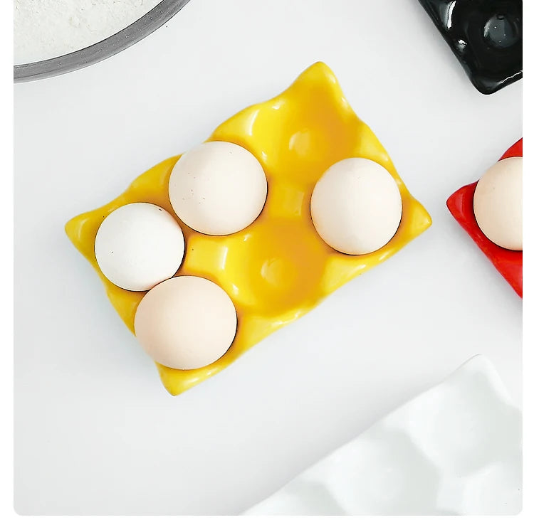 Support à Œufs en Céramique – Élégance du Quotidien