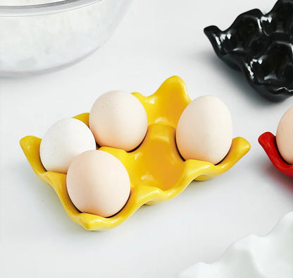 Support à Œufs en Céramique – Élégance du Quotidien