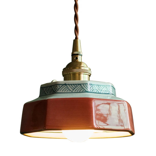 La Suspension Céramique Signature – Douceur Artisanale & Raffinement Cuivré