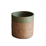 Panier de rangement en paille naturelle – Cache-Pot Tressé