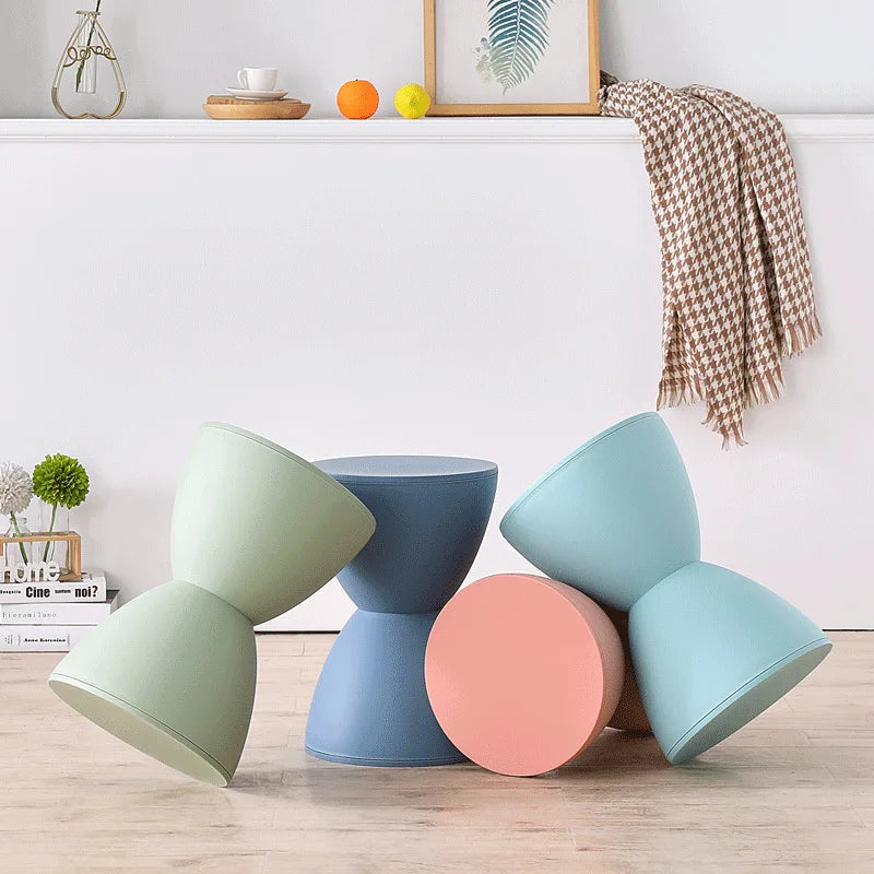 Pouf d'Entrée Minimaliste Moderne – Compact et Polyvalent