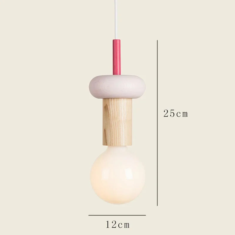Suspension LED Scandinave en Bois – Design Nordique
