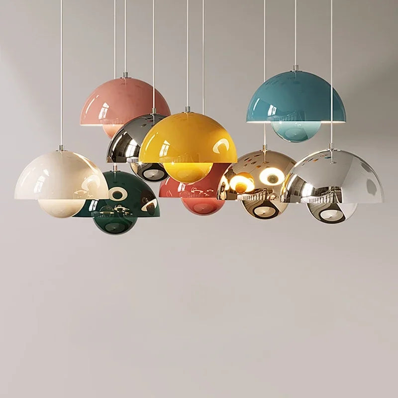 Suspension Macaron Nordic – Élégance Colorée au Style Danois