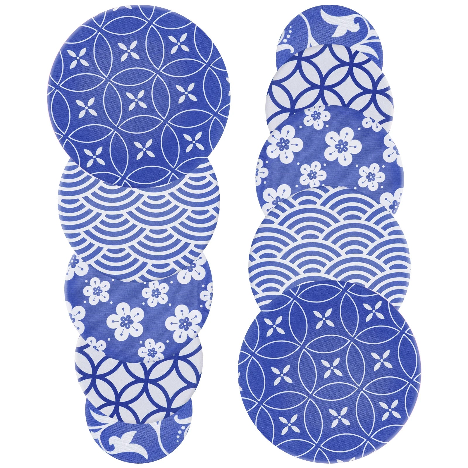 Couvercles alimentaires réutilisables en coton – lot de 10 multi-usages