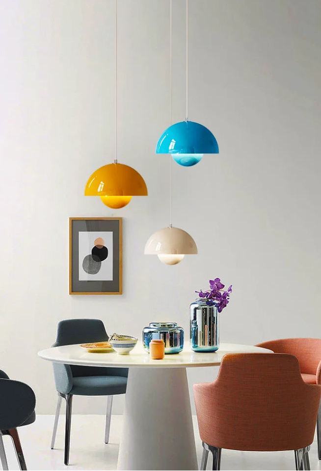 Suspension Macaron Nordic – Élégance Colorée au Style Danois