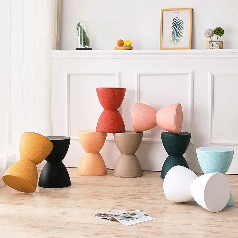 Pouf d'Entrée Minimaliste Moderne – Compact et Polyvalent