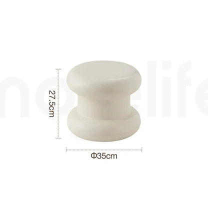 Ottoman Minimaliste – Tabouret Déco et Table Basse Compacte