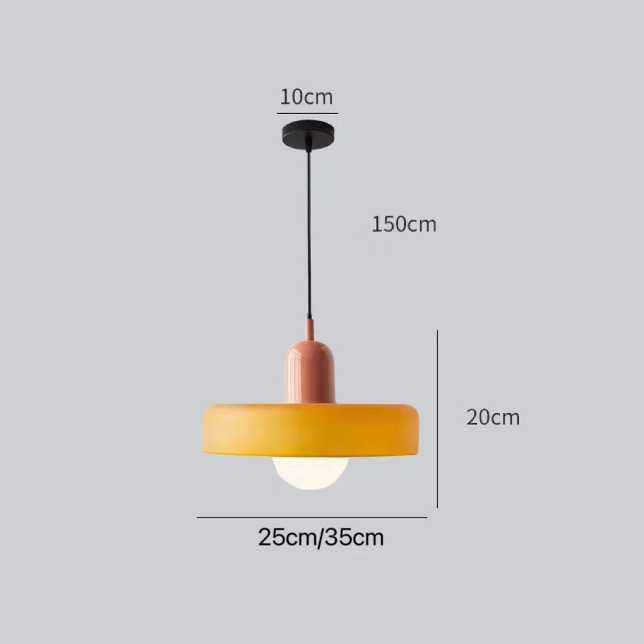 Lampe Nordic Bauhaus en Verre – Élégance rétro - Lumière contemporaine