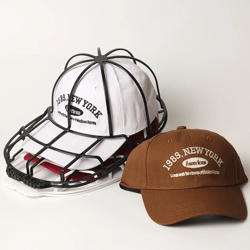 Coopache Support Lave Casquette Lave Vaisselle Nettoyage Lavage de Chapeau de Baseball Machine à Laver Sac Filet Linge pour Casquette de Baseball (Blanc Coopache Support Lave Casquette Lave Vaisselle Nettoyage Lavage de Chapeau de Baseball Machine à Laver Sac Filet Linge pour Casquette de Baseball (Blanc
