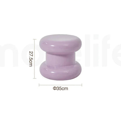 Ottoman Minimaliste – Tabouret Déco et Table Basse Compacte