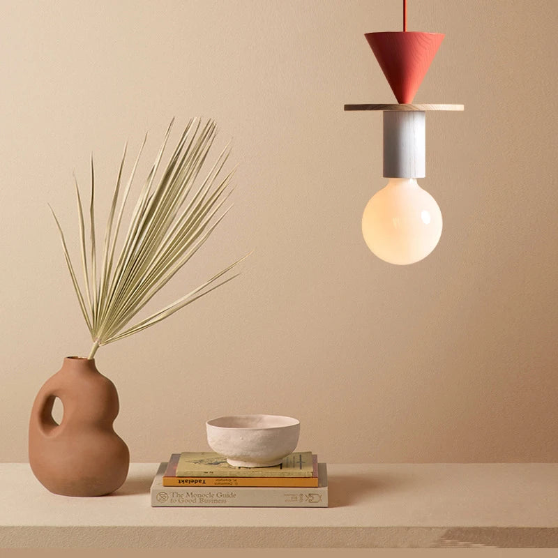 Suspension LED Scandinave en Bois – Design Nordique