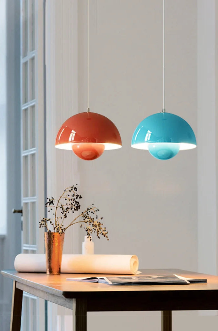 Suspension Macaron Nordic – Élégance Colorée au Style Danois