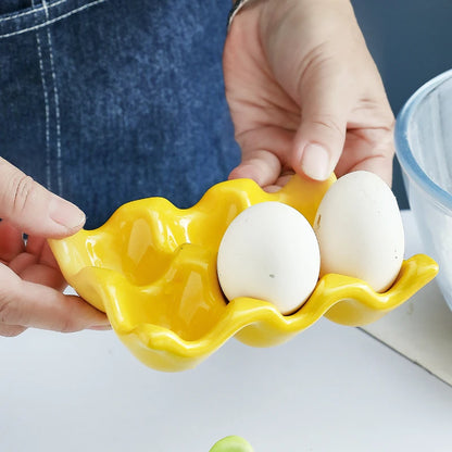 Support à Œufs en Céramique – Élégance du Quotidien