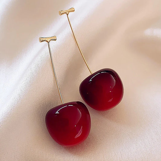 Boucles d’Oreilles Sweet Red Cherry