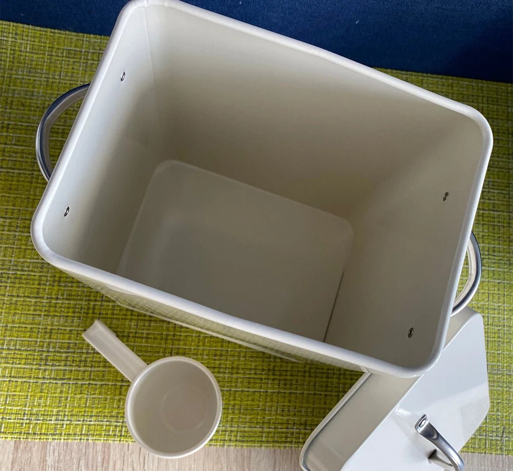 Boîte à Lessive avec Tasse Doseuse — Organisation & élégance en buanderie