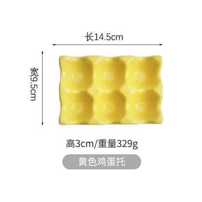 Support à Œufs en Céramique – Élégance du Quotidien