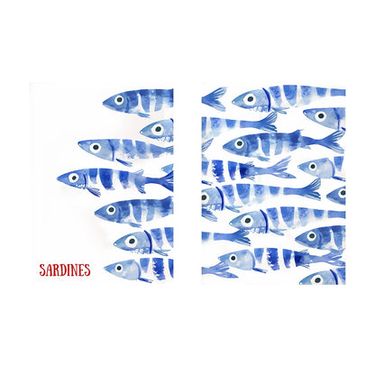 Toile Déco Rétro - Mes Sardines