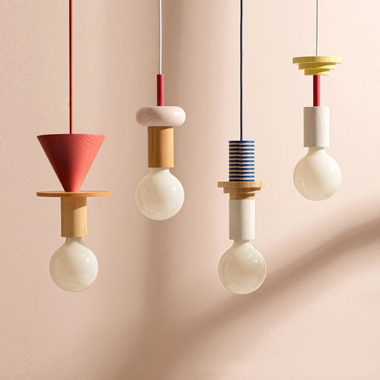 Suspension LED Scandinave en Bois – Design Nordique