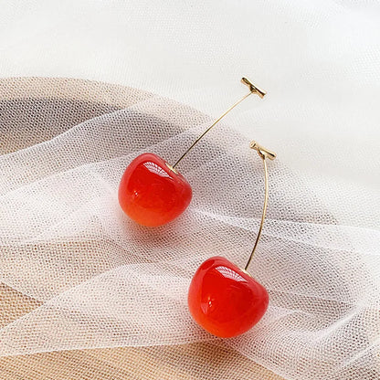 Boucles d’Oreilles Sweet Red Cherry