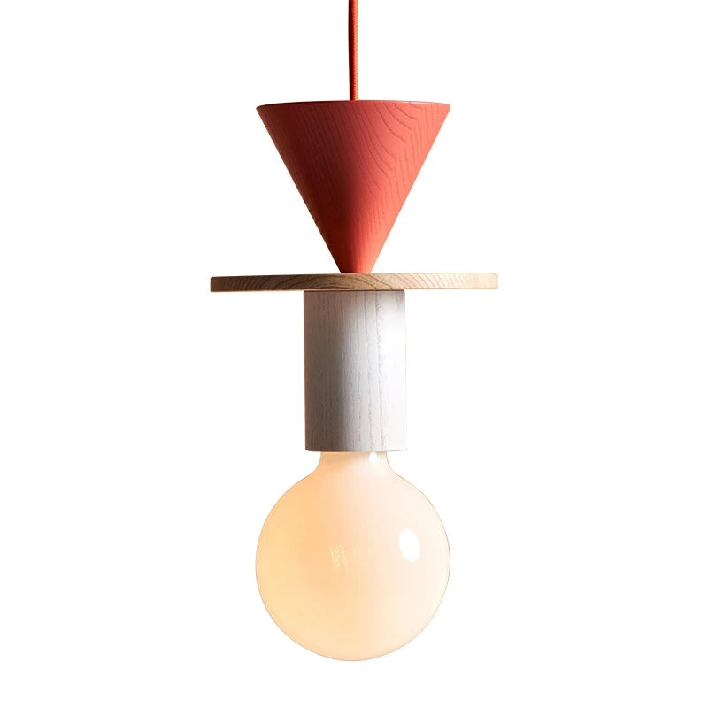 Suspension LED Scandinave en Bois – Design Nordique