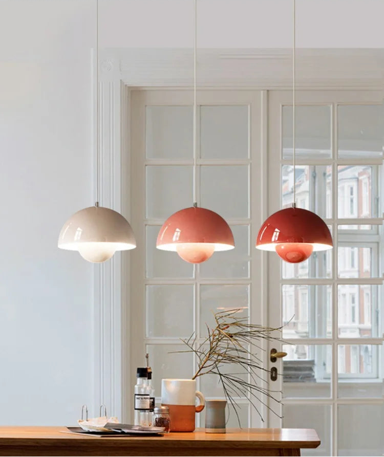 Suspension Macaron Nordic – Élégance Colorée au Style Danois
