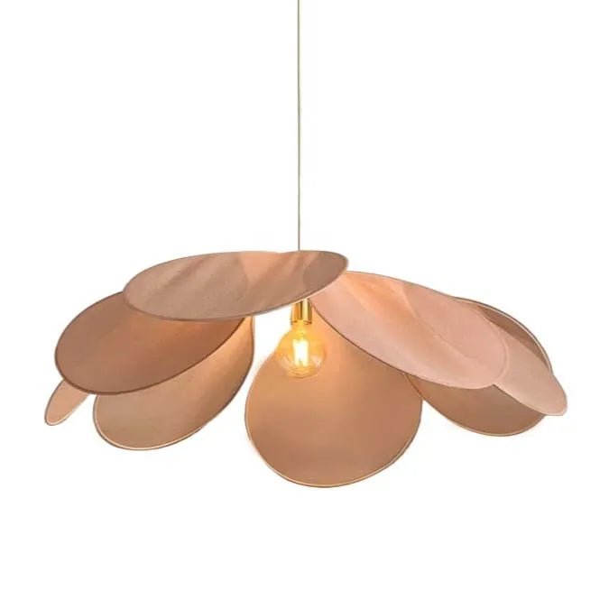 Suspension Florale en Tissu – Lampe Suspendue Avec Pétales Colorés - Maison Fantine