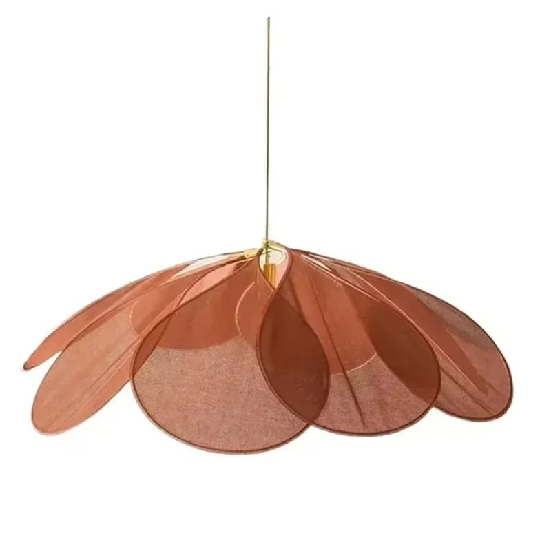 Suspension Florale en Tissu – Lampe Suspendue Avec Pétales Colorés - Maison Fantine